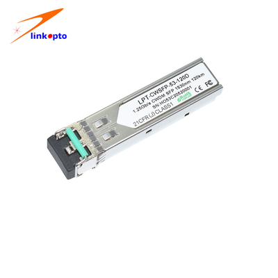 LC Connector 1.25G 1530nm 120KM CWDM SFP Ethernet Module